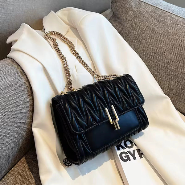 Embossed High-grade Shoulder Purses Fashion Leisure Bags for Girls